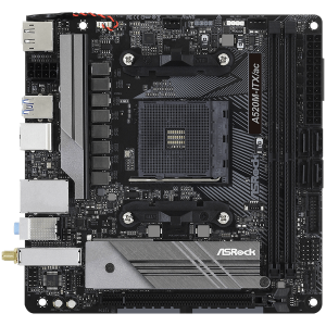 ASROCK Main Board Desktop A520M-ITX (AM4, 2xDDR4, 1x PCIe 3.0 x16, 1x M.2, 4x SATA3, 3x USB 2.0, 6x USB 3.2, GLAN, HDMI, DP, mATX)retail