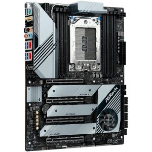 ASROCK Main Board Desktop AM4 TRX40 (sTRX4,8xDDR4,4xPCI 4.0x16, 8xSATA III,M2USB 3.1,2xGLAN) mATX Retail