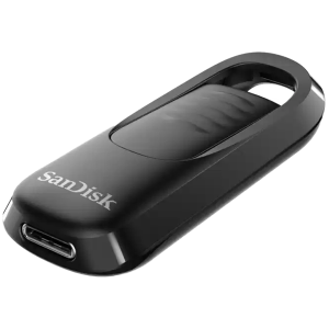 SANDISK Ultra Slider USB Type-C Flash Drive, 256GB USB 3.2 Gen 1 Performance with a Retractable Connector