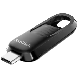 SANDISK Ultra Slider USB Type-C Flash Drive, 256GB USB 3.2 Gen 1 Performance with a Retractable Connector