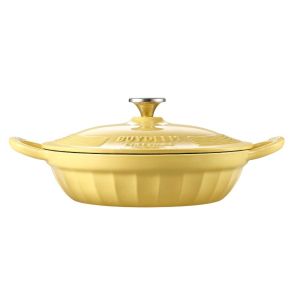 BUYDEEM Enameled Cast Iron Dutch Oven 3,3L, model CP581, color Mellow Yellow