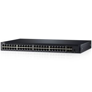 Dell Networking X1052 Smart Web Managed Switch, 48x 1GbE and 4x 10GbE SFP+ ports