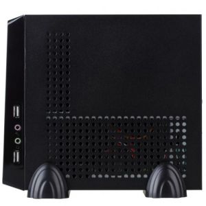 E-mini 3019 Black/Silver, 120W DC/DC + 12V/5A adapter, Mini-ITX chassis