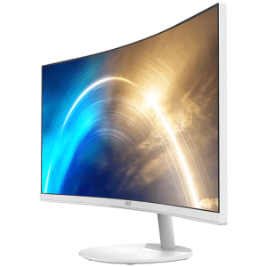 MSI PRO MP341CQW Professional Business Monitor, 34", 100Hz, UWQHD (3440x1440) 21:9, VA Anti-glare, 1ms/4ms, 3000:1, 178/178, 1500R Curve, FreeSync, 2x HDMI, 1x DP, Tilt, Speakers, White, 3Y Warranty