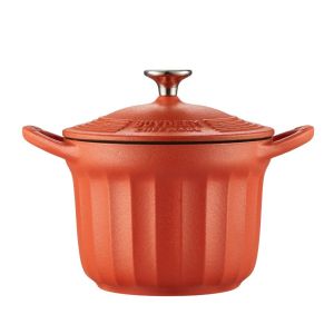 BUYDEEM Enameled Cast Iron Dutch Oven 1,8L, model CP541, color Koi Red