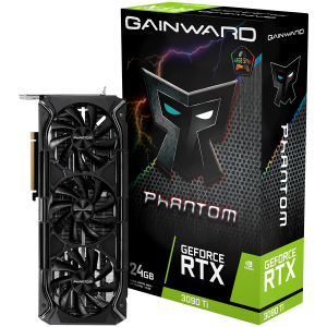 Gainward GeForce RTX 3090Ti Phantom 24GB GDDR6X, 384 bit, DP 1.4a x3, HDMI2.1 x1, power consumption 450W, 1x 16-pin power connector, NED309TS19SB-1022M