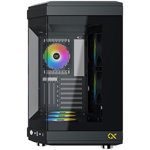 Xigmatek CUBI EN41938 Black , E-ATX/ATX/M-ATX/MINI ITX, USB 3.0 X 1, USB-C X 1,HD AUDIO, 3PCS TG, 6PCS Z20A & Galaxy II Fan Control Kit