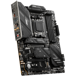 MSI MEG X670E TOMAHAWK WIFI, ATX, Socket AM5, 4xDDR5 Dual Channel DDR5 up to 6000(OC)MHz, 3x PCIe 3.0 16 slots, 4x M.2 slots, 4x USB 2.0, 1x USB 3.2 Gen 2, 4x USB 3.2 Gen 1, Type-C, 4x EX Debug LED, 7.1 HD Audio, 2.5G LAN, WiFI 6E, BT, 3Y
