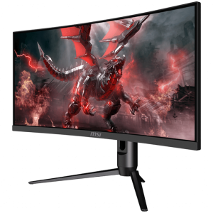MSI Optix MAG301CR2 Curved Gaming Monitor, 29.5" 200Hz, WFHD (2560 x 1080) 21:9, VA Anti-glare, 1ms 300nits, 3000:1, 178°/178°, HDR, 1500R Curve, FreeSync Premium, 1x DP, 2x HDMI, 1x Type-C, 1 x Earphone out, Adjustable Stand, 3Y Warranty