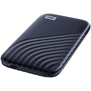 WD 1TB My Passport SSD - Portable SSD, up to 1050MB/s Read and 1000MB/s Write Speeds, USB 3.2 Gen 2 - Midnight Blue