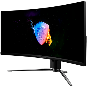 MSI MPG ARTYMIS 343CQR Curved Gaming Monitor, 34" 165Hz, UWQHD (3440 x 1440) 21:9, VA Anti-glare, 1ms, 400nits, 3000:1, 178°/178°, HDR, 1000R Curve, Freesync, 1x DP, 2x HDMI, 1x Type-C, 2x USB 3.2 Type A, 1x Earphone out, Adjustable Stand, 3Y