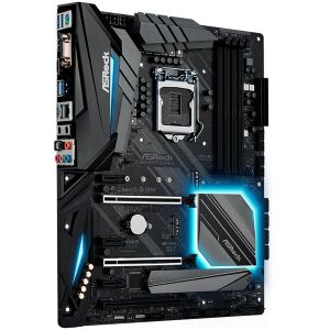 ASROCK Main Board Desktop Z390 (S1151, 4xDDR4,3xPCIe x16,3xPCI Ex1, 6 SATA3, 2xUltra M.2 ,GLAN,VGA,HDMI,DP, 6 USB 3.1 ) ATX retail