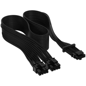 CORSAIR Premium 12+4pin PCIe Gen 5 12VHPWR 600W cable, Type 4, BLACK