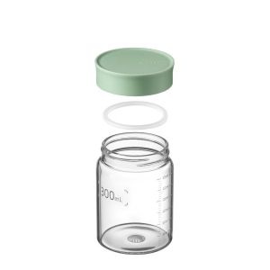 BUYDEEM Glass storage box 300ml x2, model CS1002, color Cozy Greenish