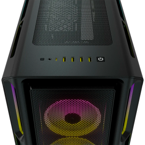 Corsair iCUE 5000T RGB Tempered Glass Mid-Tower Smart Case, Black