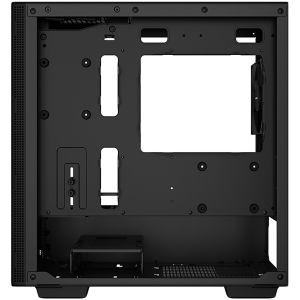 DeepCool CH370, Mid Tower, Mini-ITX/Micro-ATX, 2xUSB3.0, 1xAudio, 1x120mm Pre-Installed Black Fan, Tempered Glass, Mesh Panel, Black, R-CH370-BKNAM1-G-1