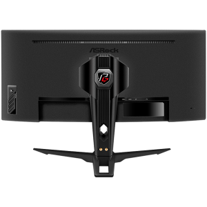 Asrock Curved Gaming Monitor, 34" WQHD(3440x1440) 1500R VA, 165 Hz, 115% sRGB, 3000:1, 550 cd/m², 178º/178º, 1ms (MPRT), Flicker-free, 2x 2W Speakers, 2x HDMI 2.0, 1x DP 1.4, 1x Audio Jack (3.5mm), Wi-Fi Antenna (7 dBi), 3Y