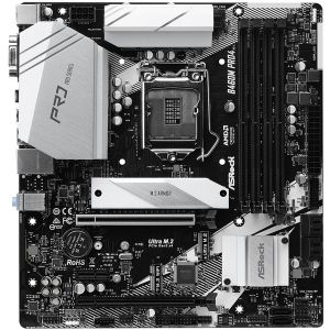 ASROCK Main Board Desktop B460M (S1200, 4xDDR4,2xPCIe x16,2xPCI Ex1, 6 SATA3 ,2x Ultra M.2, GLAN,VGA,DP,HDMI,USB 3.1 ) ATX retail