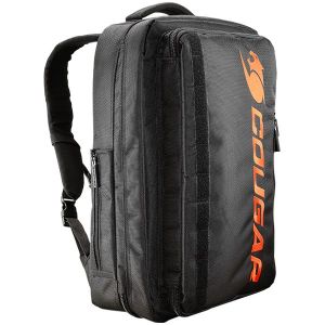 COUGAR FORTRESS Backpack, Shockproof anti-vibration structure, Multi-layered and multi-functional structure, Padded back panel and hide-able hip belt, Dual use: Backpack and shoulder bag