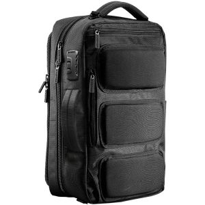 COUGAR FORTRESS Backpack, Shockproof anti-vibration structure, Multi-layered and multi-functional structure, Padded back panel and hide-able hip belt, Dual use: Backpack and shoulder bag