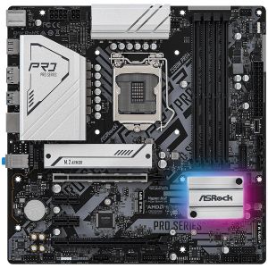 ASROCK Main Board Desktop Z590M Pro4 (S1200, 4xDDR4, 4xPCIe x16, 2xPCIe x1, SATA III, 1 xM.2, 1 xUlraM.2, USB3.0, GLAN, HDMI, DP), Retail
