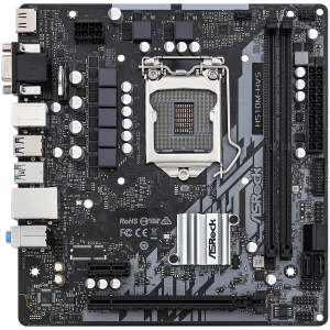 ASROCK Main Board Desktop H510 chipset (S1200, 2x DDR4, 1x PCIe 4.0 x16, 1x PCIe 3.0 x1, 4x SATA3, 4x USB 2.0, 2x USB 3.2, GLAN, 1x VGA, 1x HDMI)mATX, Retail
