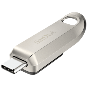 SANDISK Ultra Luxe USB Type-C Flash Drive 128GB USB 3.2 Gen 1 Performance with a Premium Metal Design