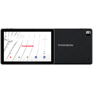 THOMSON TEO10 LTE, 10.1-inch (1920x1200) FHD IPS display, Quad Qore MTK8766, 4 GB RAM, 128 GB ROM, 1xNanoSim, 1xMicroSD, 1xUSB3.0TypeC, 2.0MP front camera, 5.0MP rear camera, WiFi AC, 4G LTE, BT 5.0, 6000mAh 3.7V battery, Plastic/Black, Android 13