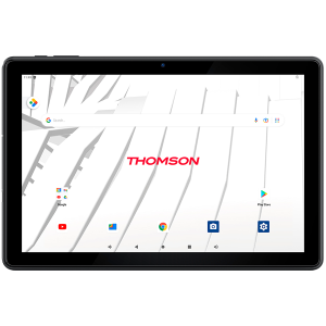 THOMSON TEO10 LTE, 10.1-inch (1920x1200) FHD IPS display, Quad Qore MTK8766, 4 GB RAM, 128 GB ROM, 1xNanoSim, 1xMicroSD, 1xUSB3.0TypeC, 2.0MP front camera, 5.0MP rear camera, WiFi AC, 4G LTE, BT 5.0, 6000mAh 3.7V battery, Plastic/Black, Android 13