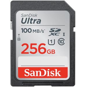 SANDISK Ultra 256GB SDHC  Memory Card 100MB/s, Class 10 UHS-I