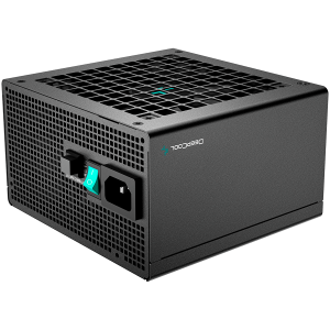 DeepCool PQ750M, 750W, 80 Plus GOLD, Full Japan Electrolytic Capacitors, Fully Modular, Flat Black Cables, 120mm FDB Fan, Fanless Mode, SCP/OPP/OTP/OVP/OCP/UVP, 10Y, R-PQ750M-FA0B-EU