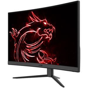 MSI G27C4 E2 Curved Gaming Monitor, 27" 170Hz, FHD (1920x1080) 16:9, VA Anti-glare, 1500R curve, 1ms, 250nits, 3000:1, 178°/178°, Adaptive Sync, Adjustable Stand, 1x DP, 2x HDMI,  3Y Warranty
