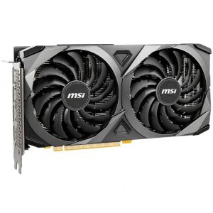 MSI Video Card NVidia GeForce RTX 3050 VENTUS 2X 8G OC, 8GB GDDR6, 128bit, Effective Memory Clock: 14000MHz, Boost: 1807MHz, 2560 CUDA Cores, PCI-E 4.0 x8, 3x DP, HDMI 2.1, RAY TRACING, TORX Fan 3.0, 550W Recommended PSU, Backplate, 3Y