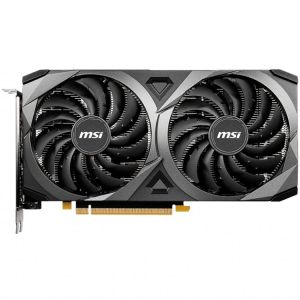 MSI Video Card NVidia GeForce RTX 3050 VENTUS 2X 8G OC, 8GB GDDR6, 128bit, Effective Memory Clock: 14000MHz, Boost: 1807MHz, 2560 CUDA Cores, PCI-E 4.0 x8, 3x DP, HDMI 2.1, RAY TRACING, TORX Fan 3.0, 550W Recommended PSU, Backplate, 3Y
