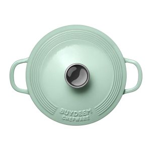 BUYDEEM Enameled Cast Iron Dutch Oven 2,9L, model CP521, color Cozy Greenish