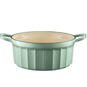 BUYDEEM Enameled Cast Iron Dutch Oven 2,9L, model CP521, color Cozy Greenish