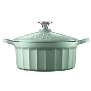 BUYDEEM Enameled Cast Iron Dutch Oven 2,9L, model CP521, color Cozy Greenish