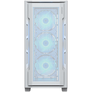 COUGAR Case Uniface RGB (White), Mid Tower, Mini ITX/Micro ATX / ATX / CEB / E-ATX, Type-C, USB 3.0 x 2, USB 2.0 x 1, Audio/Mic 3.5mm jack x 1, 120mm ARGB fan, Tempered glass, 230 x 493 x 475 (mm)