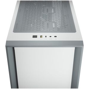 CORSAIR 4000D Tempered Glass Mid-Tower ATX Case — White