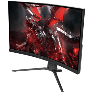 MSI G272CQP Curved Gaming Monitor, 27" 170Hz, 4K WQHD (2560x1440) 16:9, VA Anti-glare, 1000R curve, 1ms, 300nits, 3000:1, 178°/178°, Adaptive Sync, Adjustable Stand, 1x DP, 2x HDMI, 1xType-C, 3Y Warranty