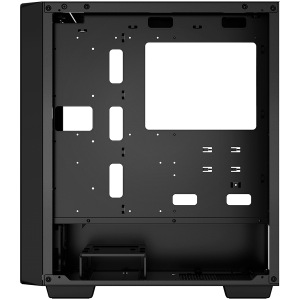 DeepCool CC560 Limited, Mid Tower, Mini-ITX/Micro-ATX/ATX, 1xUSB3.0, 1xUSB2.0, 1xAudio, No Fans, Tempered Glass, Mesh Panel, Black R-CC560-BKNAA0-C-1