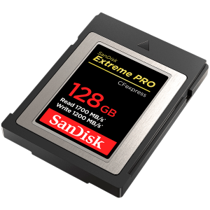 SANDISK Extreme PRO CFexpress Card Type B, 128GB, 1700MB/s Read, 1200MB/s Write