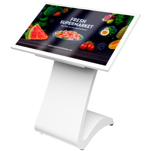 Prestigio Solutions IDS Indoor Totem Tilted 43 inches, 4K (3840x2160), Android 11: RK3399B/4GB/64GB, IR10TP, Power Plug EU.