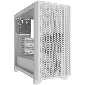 Corsair 3000D Tempered Glass Mid-Tower, White