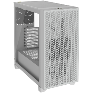 Corsair 3000D Tempered Glass Mid-Tower, White