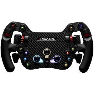 SIMAGIC FX Steering Wheel, Carbon Fiber, Shifter & Clutch Paddles. S204