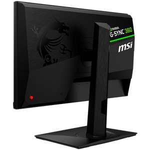 MSI Oculux NXG253R Gaming Monitor, 24.5" 360Hz, FHD (1920x1080) 16:9, Rapid IPS Anti-glare, 1ms GTG, 400nits, 1000:1, 178°/178°, NVIDIA Reflex, G-SYNC, ULMB, Adjustable Stand, Mystic Light, 1x DP, 1x HDMI, 3x USB 3.2, 3Y Warranty
