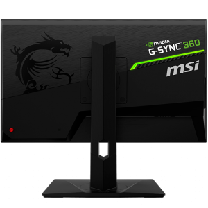 MSI Oculux NXG253R Gaming Monitor, 24.5" 360Hz, FHD (1920x1080) 16:9, Rapid IPS Anti-glare, 1ms GTG, 400nits, 1000:1, 178°/178°, NVIDIA Reflex, G-SYNC, ULMB, Adjustable Stand, Mystic Light, 1x DP, 1x HDMI, 3x USB 3.2, 3Y Warranty