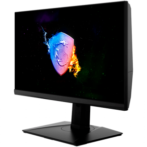 MSI Oculux NXG253R Gaming Monitor, 24.5" 360Hz, FHD (1920x1080) 16:9, Rapid IPS Anti-glare, 1ms GTG, 400nits, 1000:1, 178°/178°, NVIDIA Reflex, G-SYNC, ULMB, Adjustable Stand, Mystic Light, 1x DP, 1x HDMI, 3x USB 3.2, 3Y Warranty