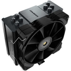 COUGAR Forza 50, 6mm Heat pipe, Nickel Plated Copper Base, 1x MHP120 Fan, Screwdriver Included, Elegant Pipe Caps, 50x135x155mm, Intel LGA 115X/1366/1200/1700/2011/2066, AMD AM5/AM4/FM2/FM1/AM3+/AM3/AM2+/AM2